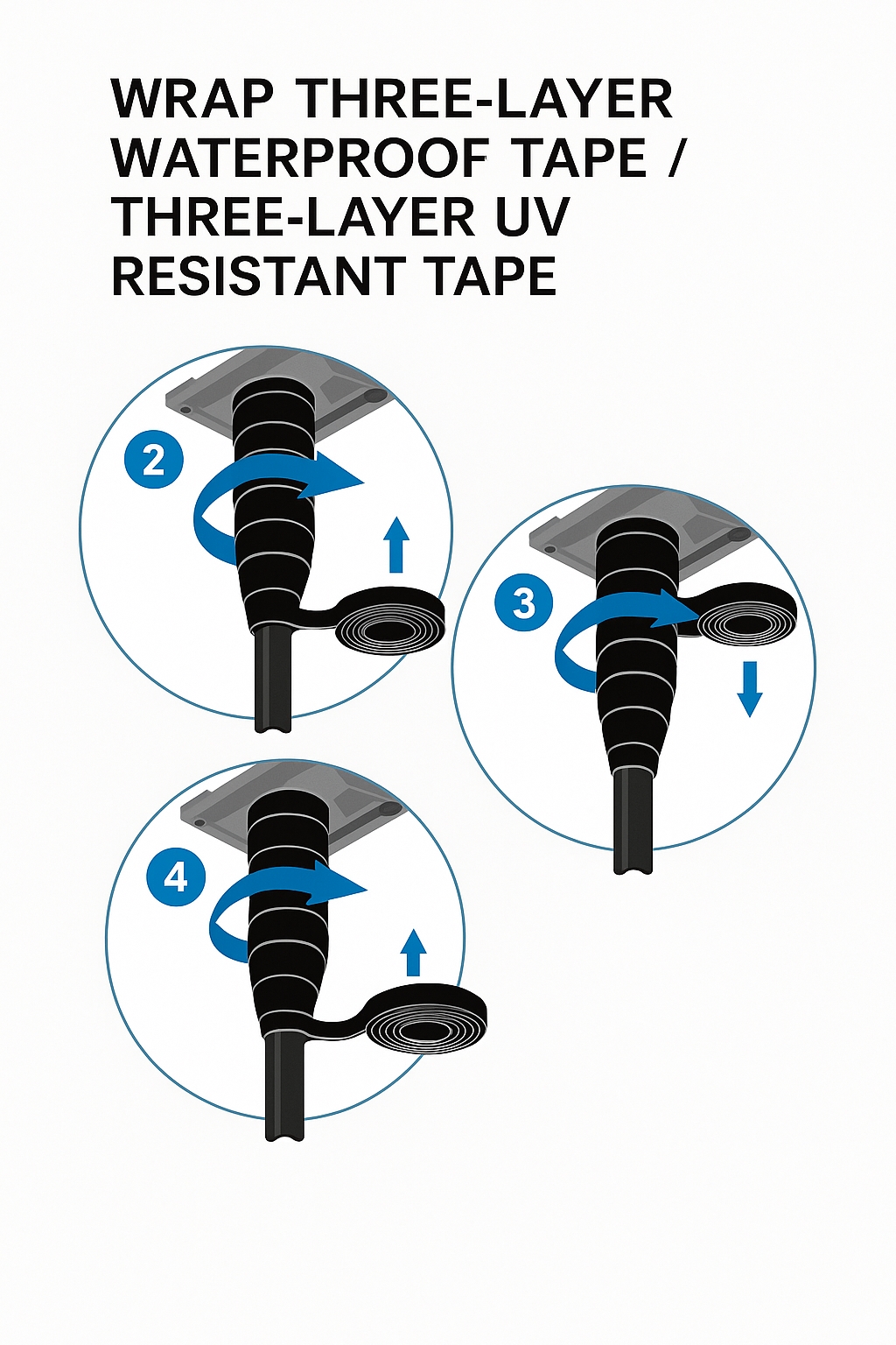 Wrapping waterproof tape