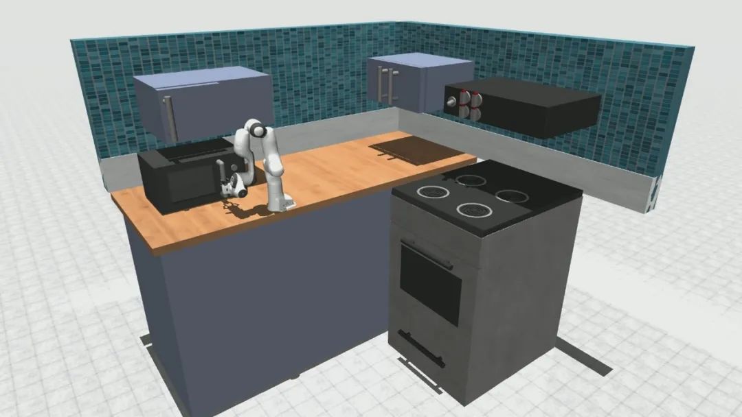 Kitchen virtual scene example