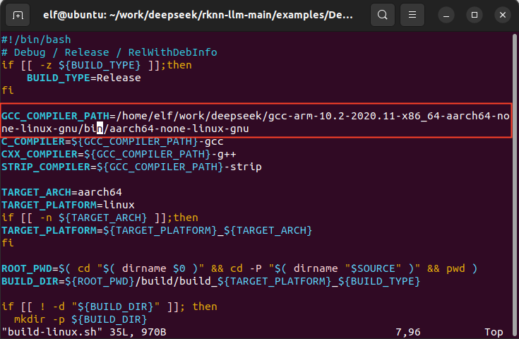 Specify cross-compiler path