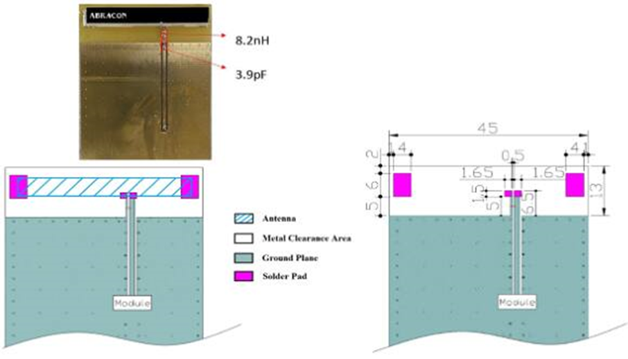 ACR4006X-EVB evaluation board layout and dimensions