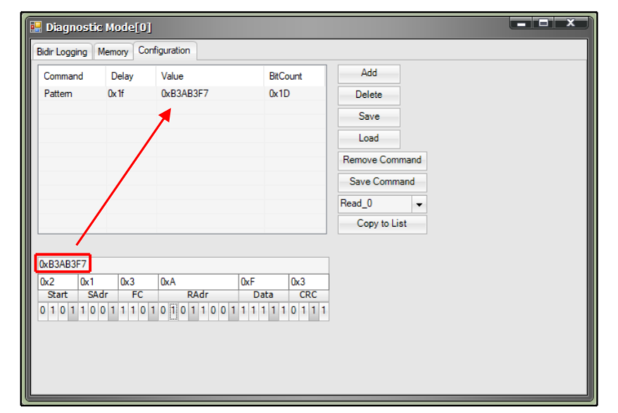 Command configuration