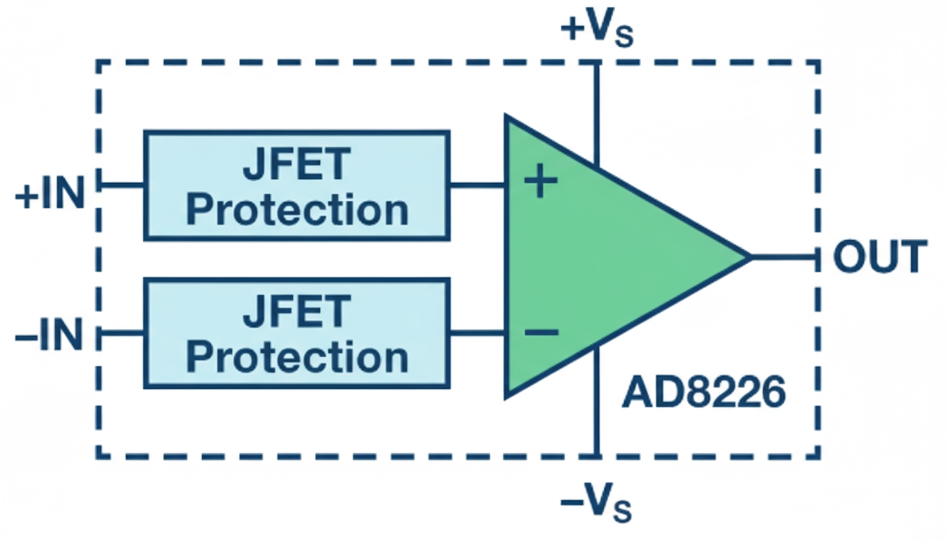 AD8226 input protection scheme