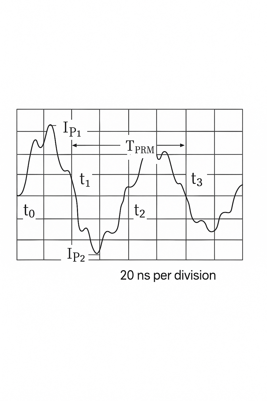 Machine model ESD typical short-circuit current waveform