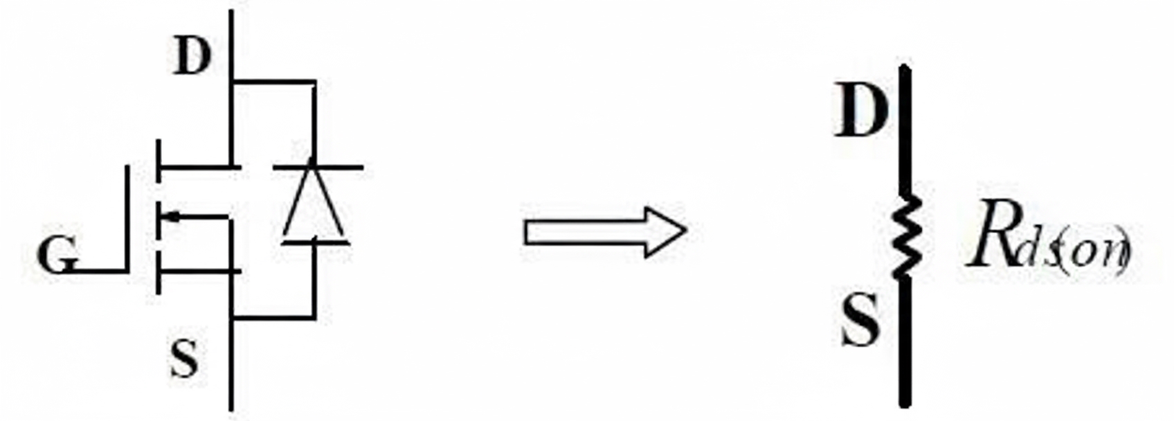 Forward conduction equivalent circuit