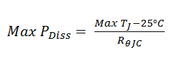 CSD18536KCS absolute maximum ratings table