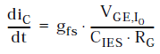 Figure 6: Equation for iC fall during t8