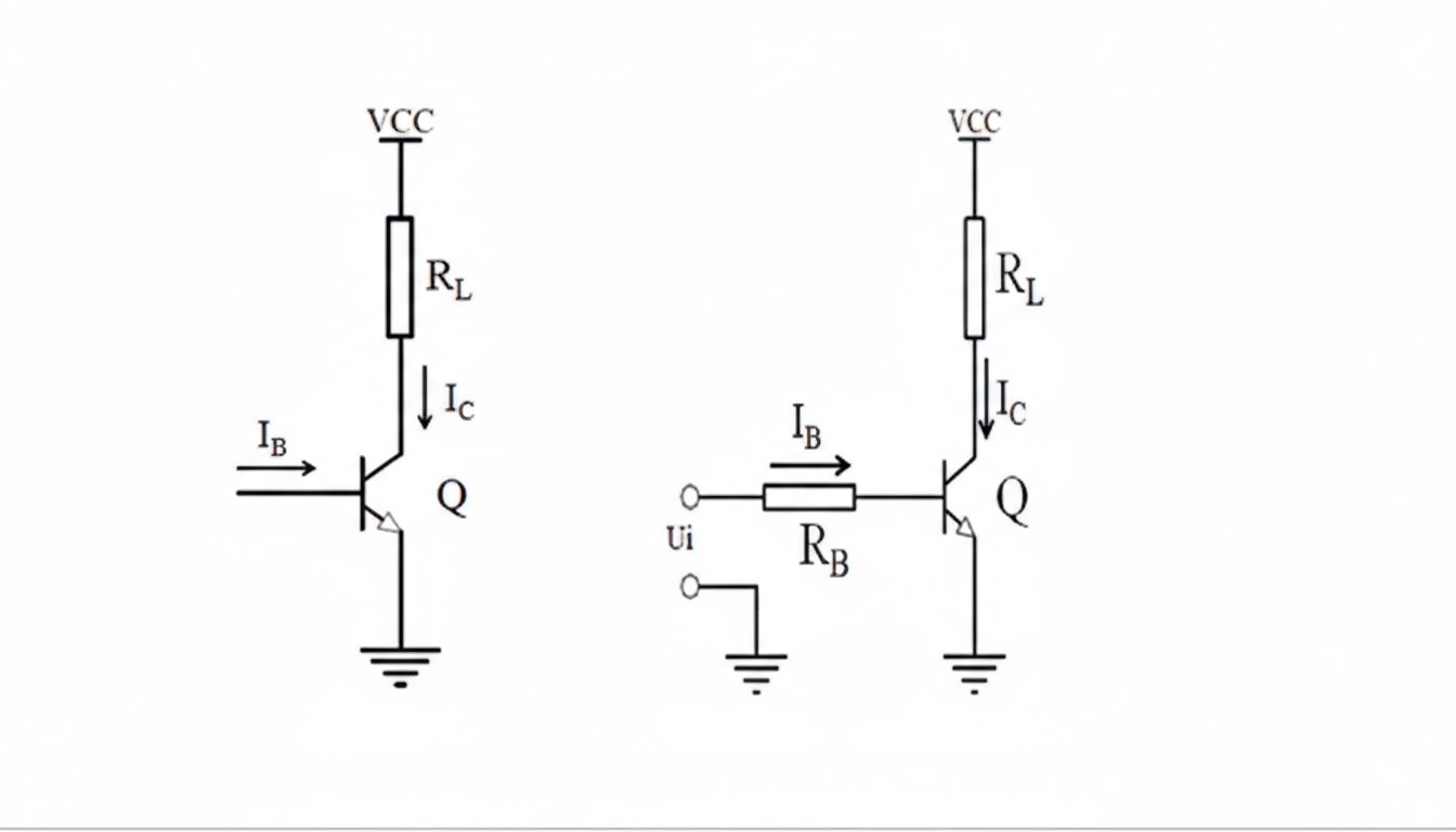 BJT voltage relationship diagram
