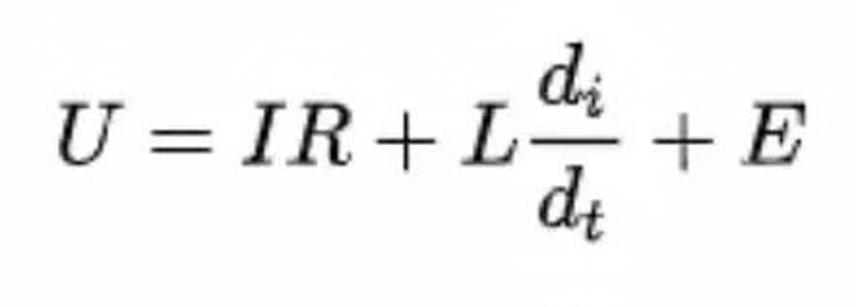 Back EMF and terminal voltage relationship diagram 2