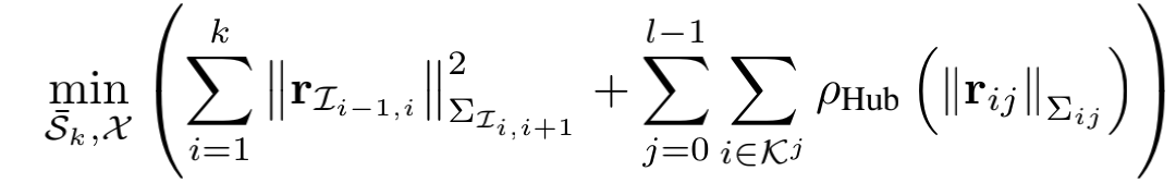 visual-inertial cost function diagram