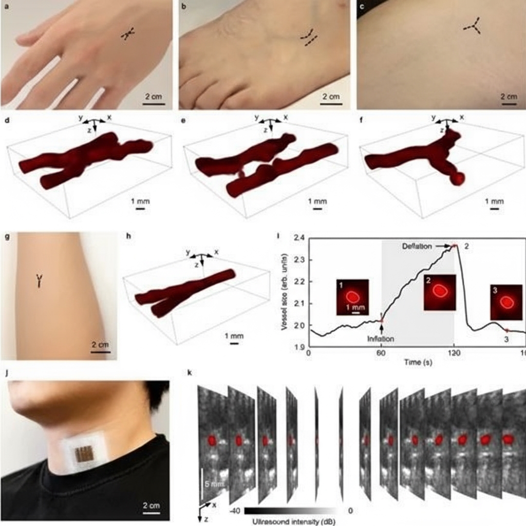 In vivo vascular imaging and venous occlusion test
