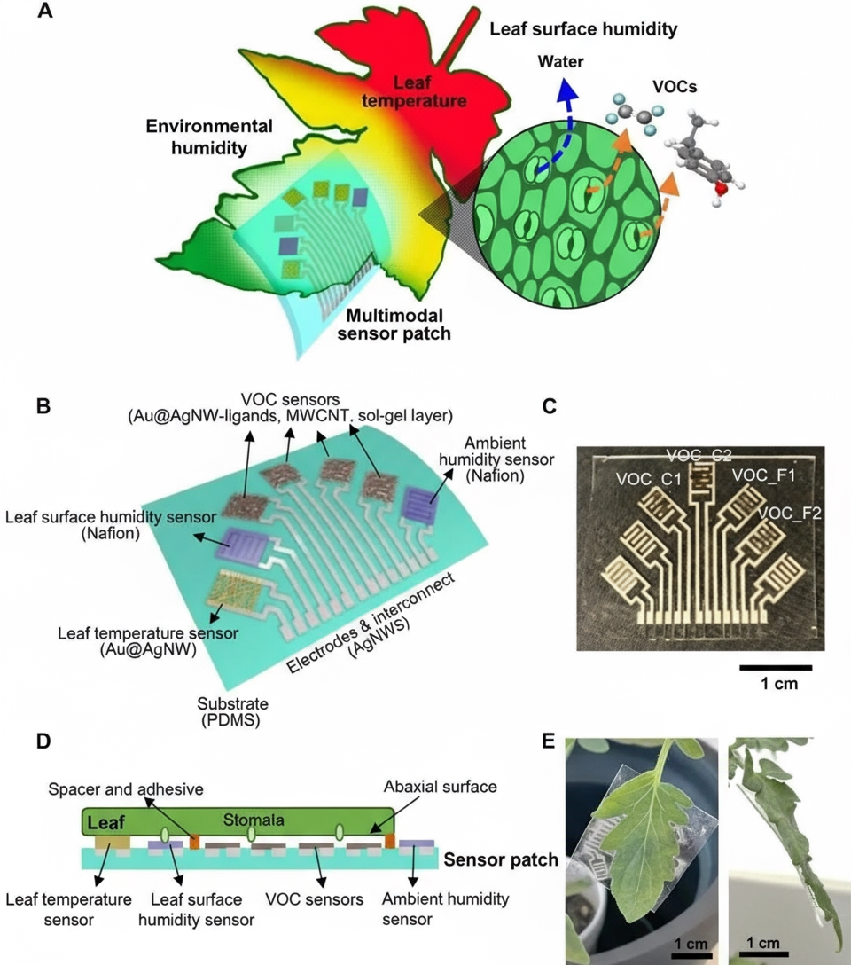 Multimodal plant wearable sensor proposed in this study