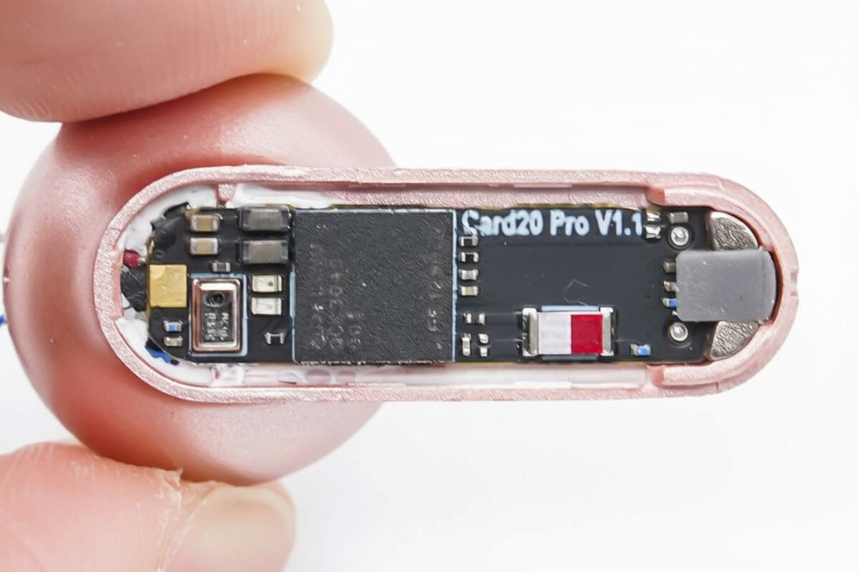 Inside of cover with conductive screw and acoustic structure