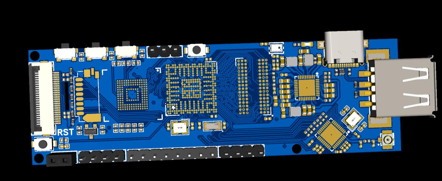 wearable camera PCB sample top