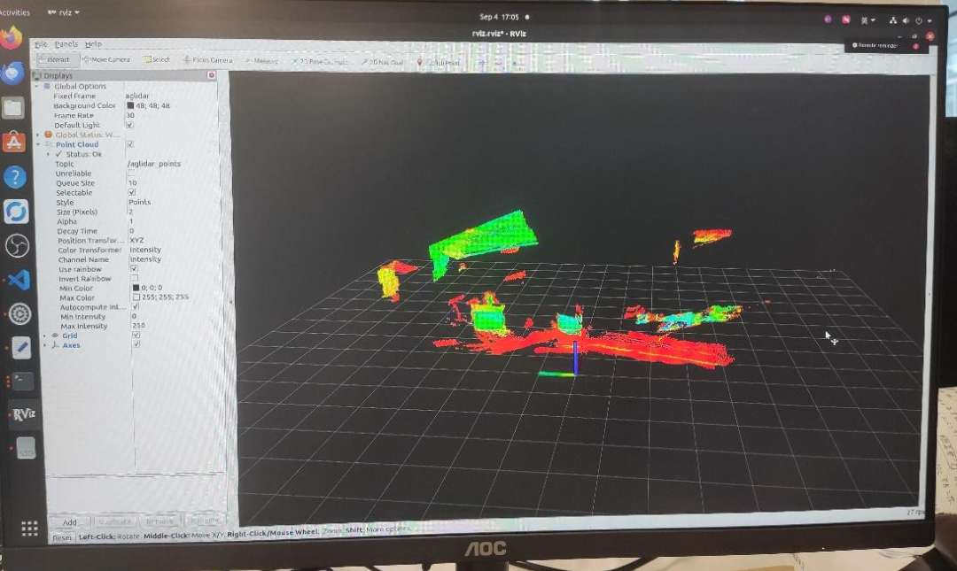 data acquisition monitoring interface