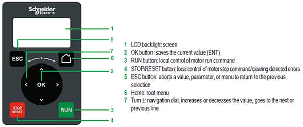 Schneider Electric VW3A1113 plain-text display terminal