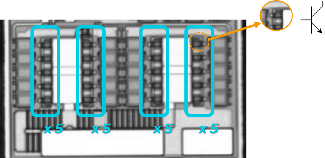 Typical power-stage layout of a PA
