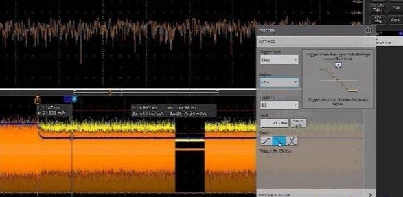 Trigger configured to capture current fall events