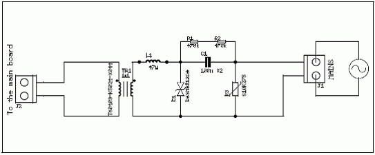 dsPIC33F HV adapter schematic