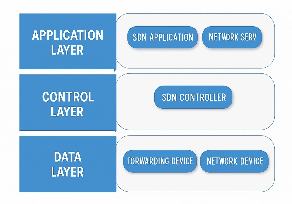 Typical SDN architecture diagram
