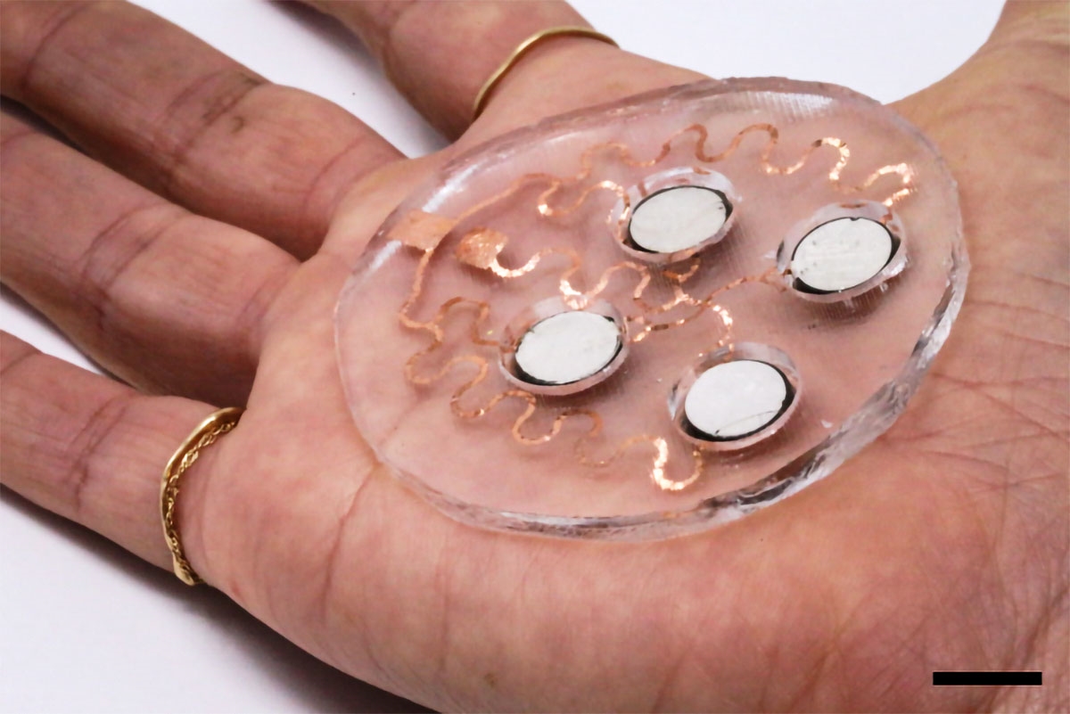 Wearable Ultrasound Patch for Transdermal Delivery