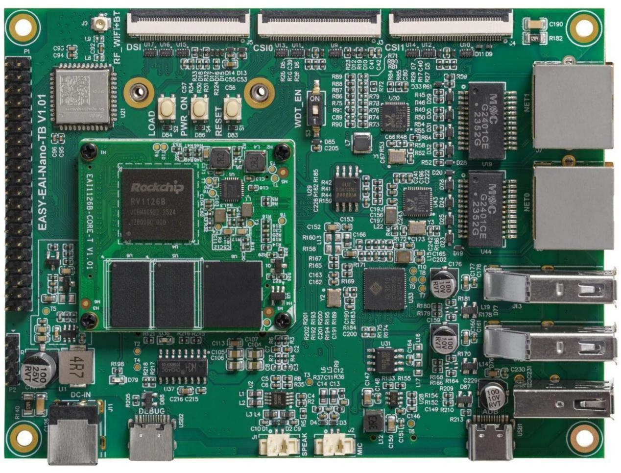 EASY EAI Nano-TB (RV1126B) AIoT Board Data Sheet