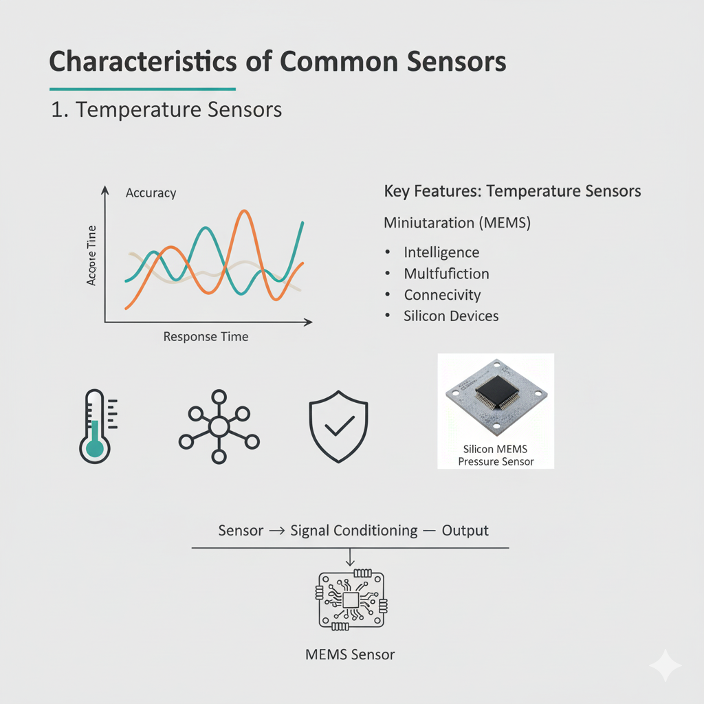 Characteristics of Common Sensors