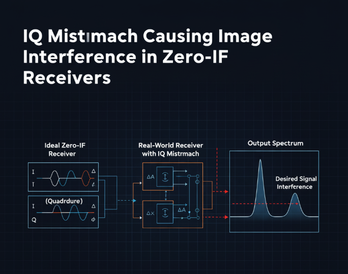 IQ Mismatch Causing Image Interference in Zero-IF Receivers