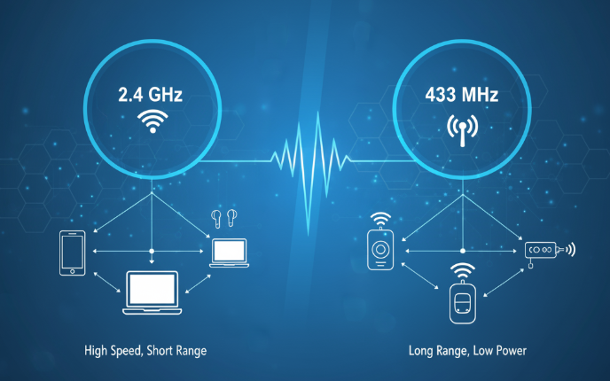 2.4 GHz vs 433 MHz Wireless Modules