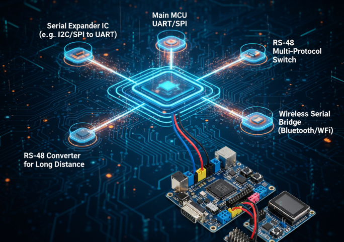 Extending Serial Ports in Embedded Design