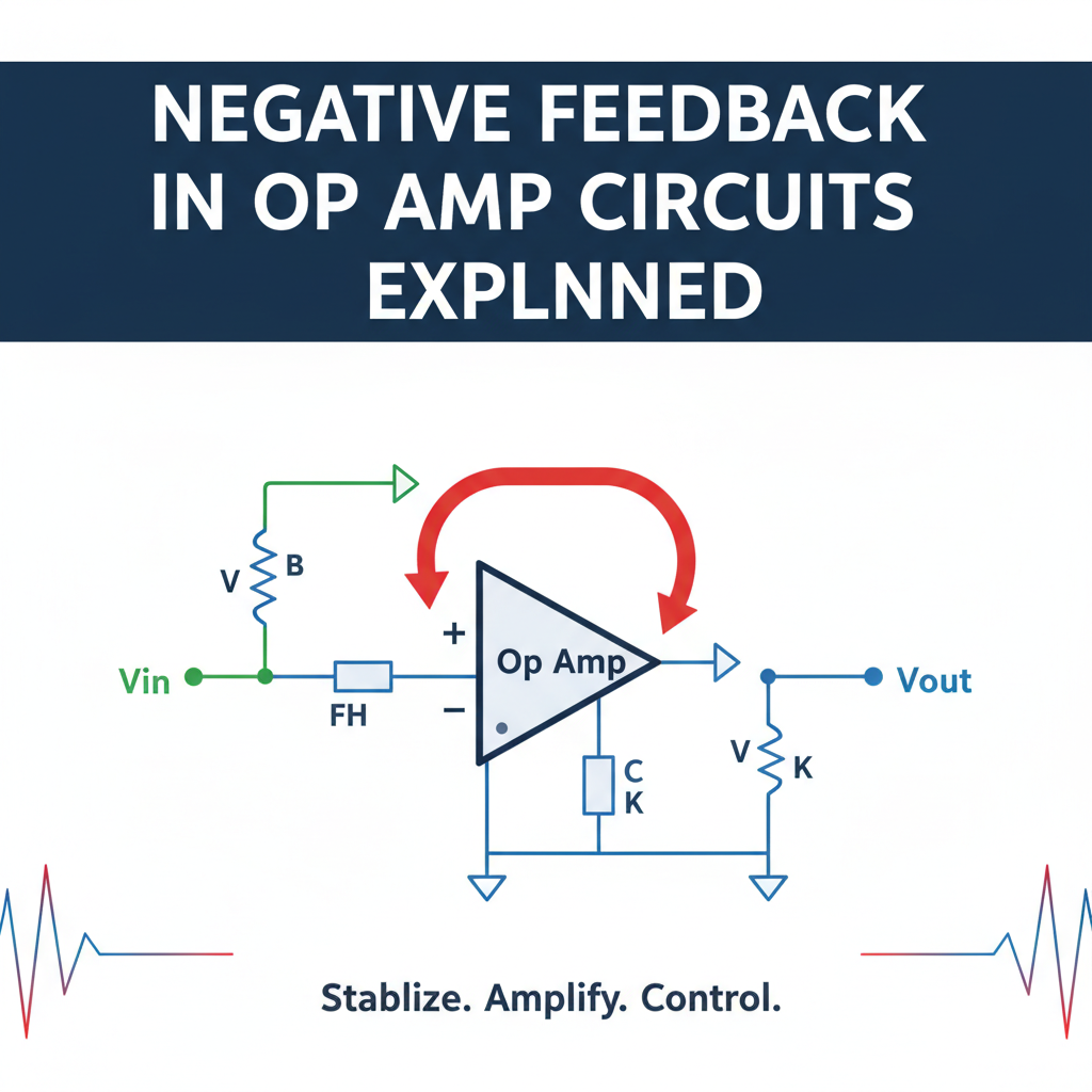 Negative Feedback in Op Amp Circuits Explained
