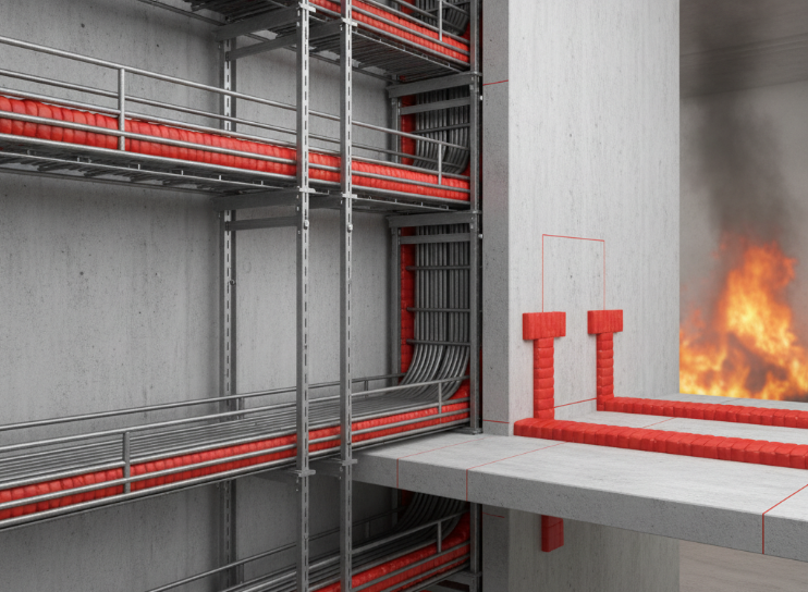 Firestopping Requirements for Cable Trays and Wall/Slab Penetrations