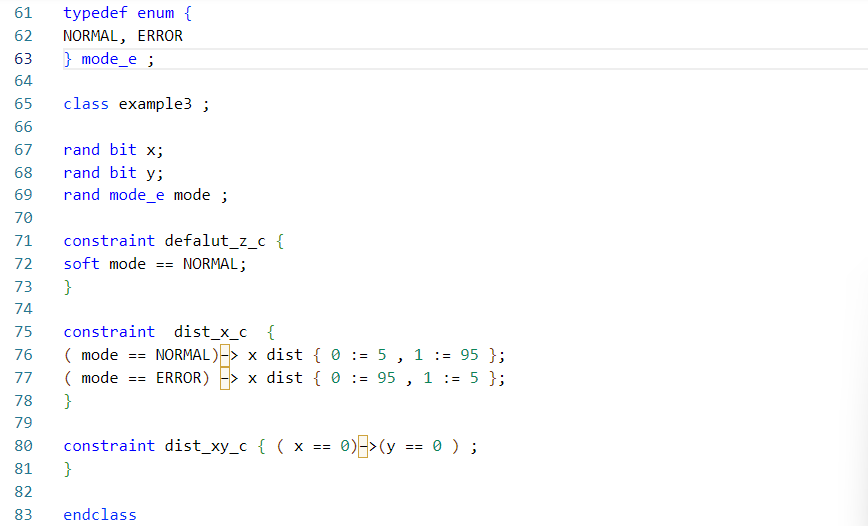 SystemVerilog Randomization Syntax