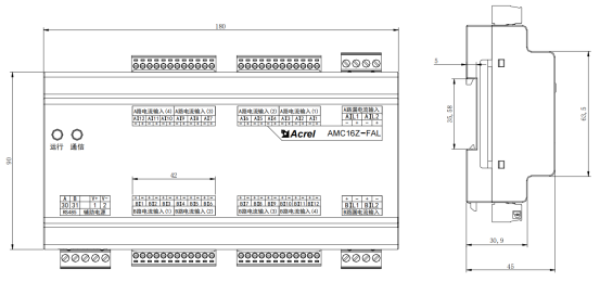 Multi-loop power distribution monitoring for railcar HVAC