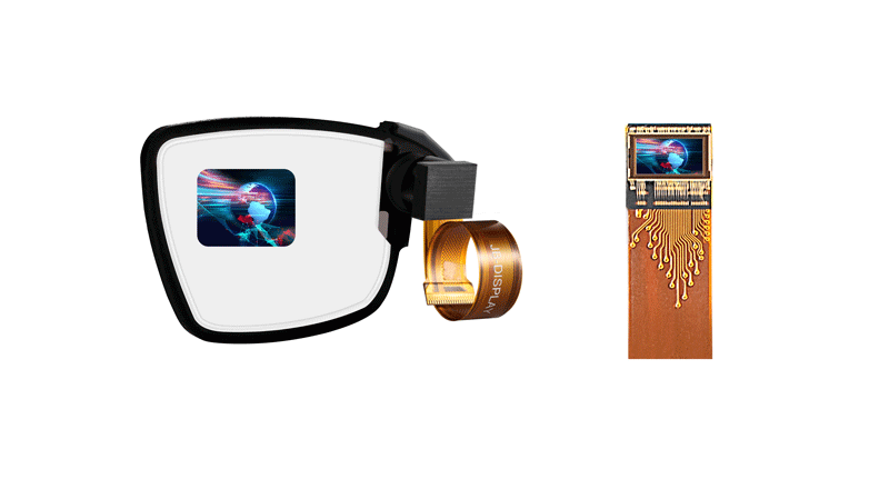 MicroLED Display Modules for AR Glasses