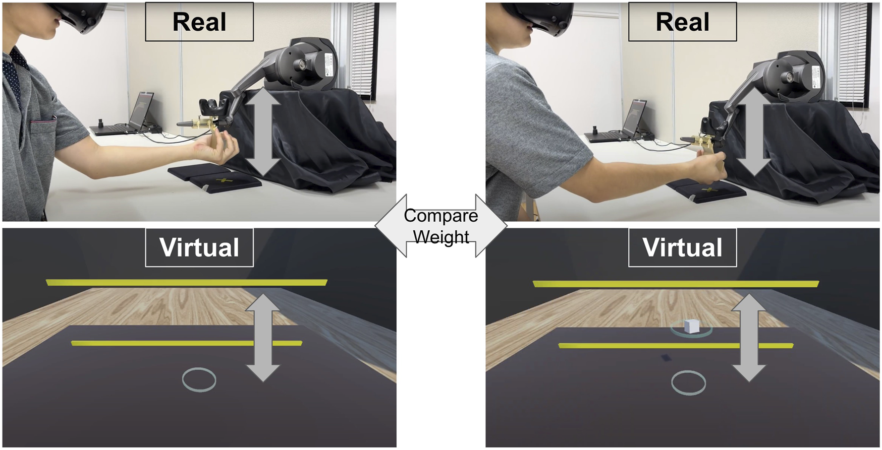Perceiving Object Weight in Virtual Reality