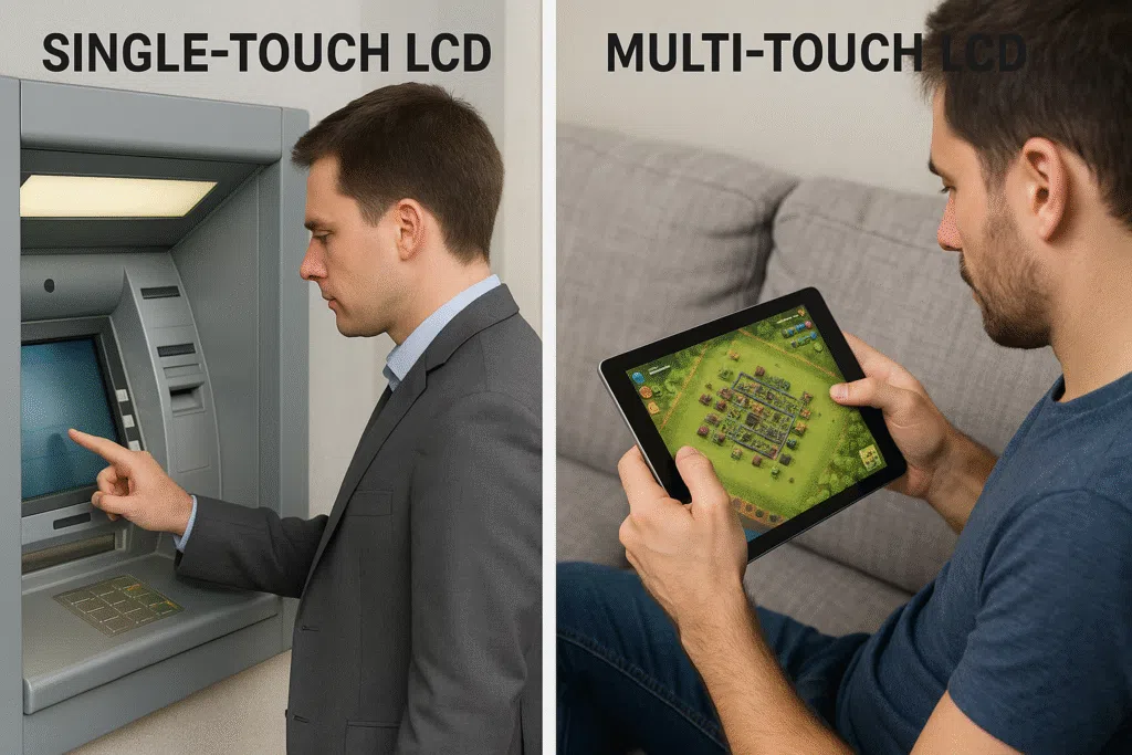 Single-touch and Multi-touch Technologies for Touchscreens