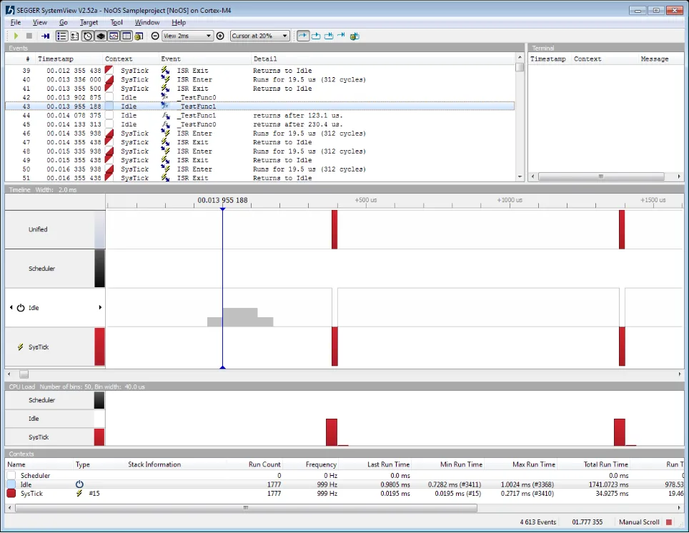 SystemView recording screenshot