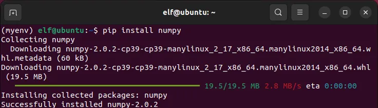 Install package