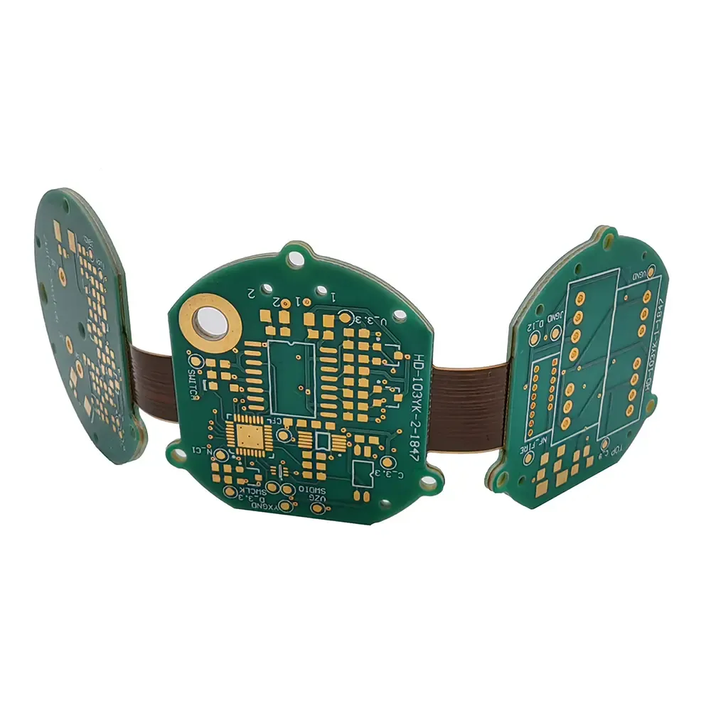 Customized-Wearable-4-Layers-Rigid-Flex-PCB-circuit-board