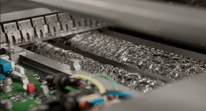 Solder Wave Interaction with Panelized PCB
