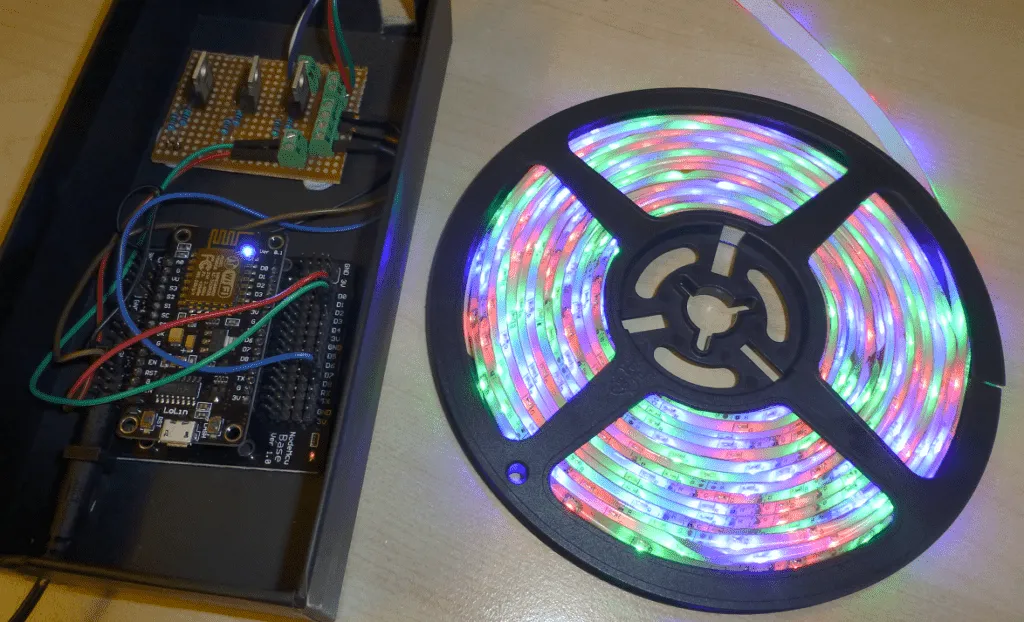 Single-sided PCB in an LED lighting strip or bulb.
