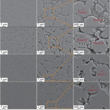 Microscopic view of stainless steel and nickel foil surfaces
