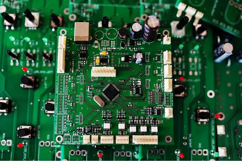 Rigid PCB design with components for stable electronics