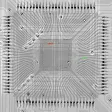 X-ray Image of Smart Grid PCB Solder Joints
