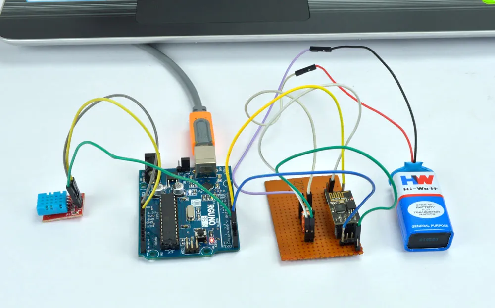 IoT-enabled temperature and humidity alarm