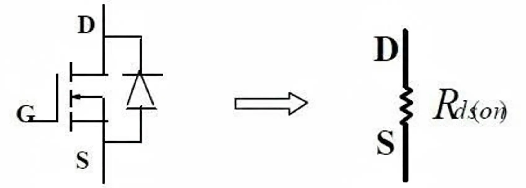 Forward conduction equivalent circuit