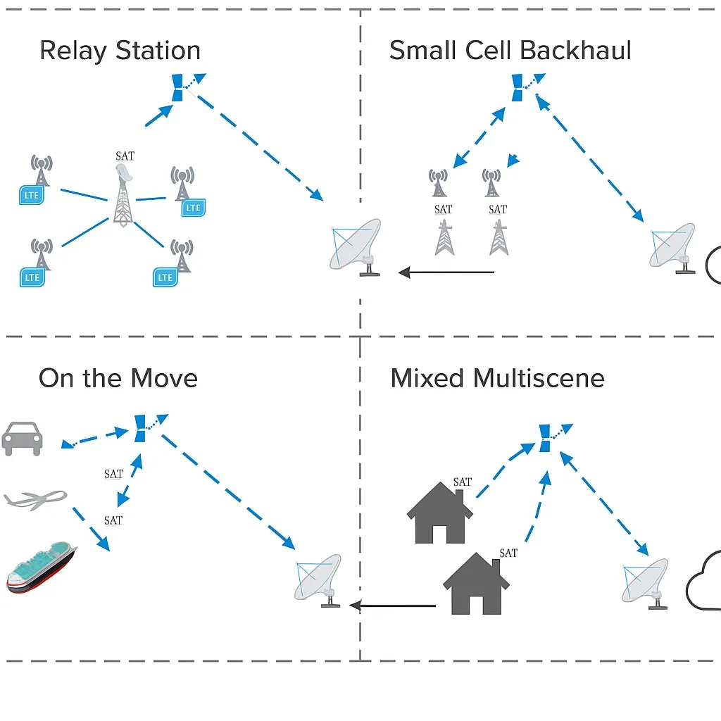 Satellite application scenarios