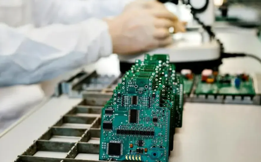 High-speed PCB in a data center application with enhanced signal integrity.