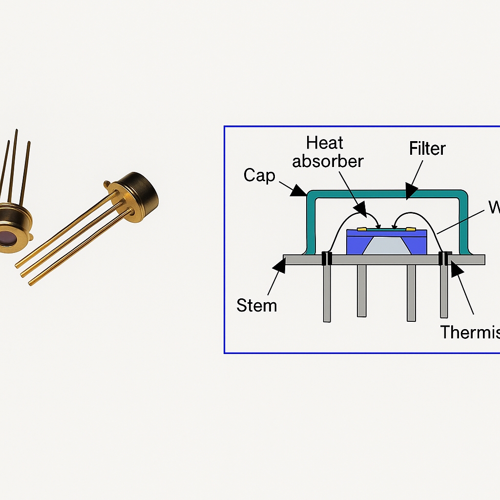 ZTP148-SR_thermopile_structure