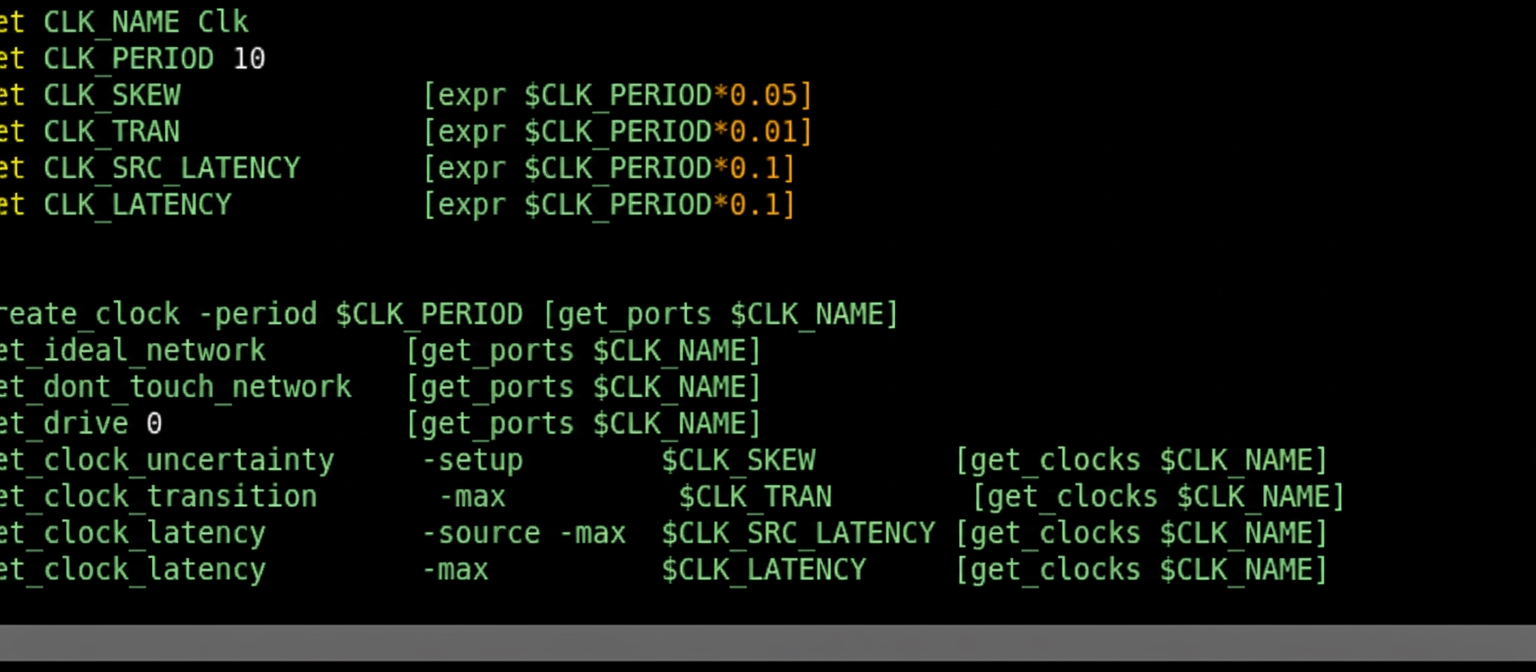Source constraints screenshot